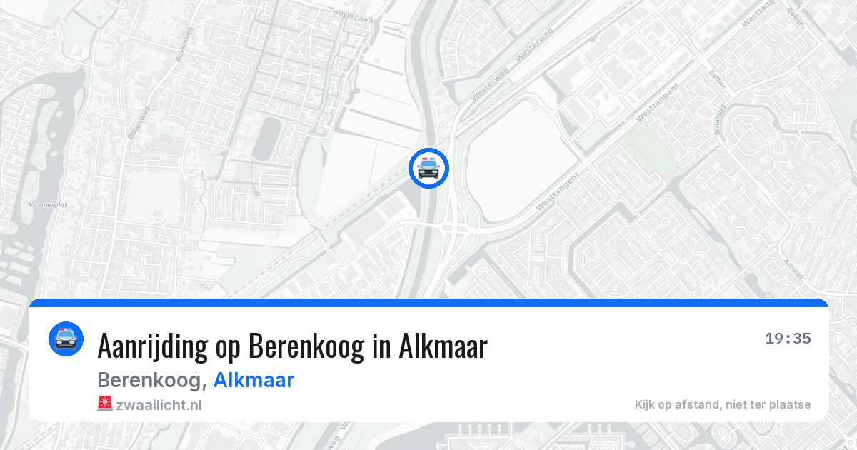 Aanrijding op Berenkoog in Alkmaar — 3 apr 2026