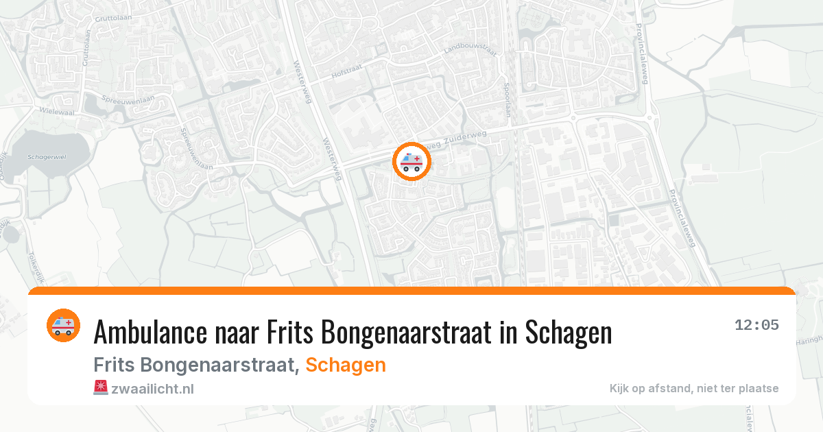 Ambulance naar Frits Bongenaarstraat in Schagen — 2 jul 2026