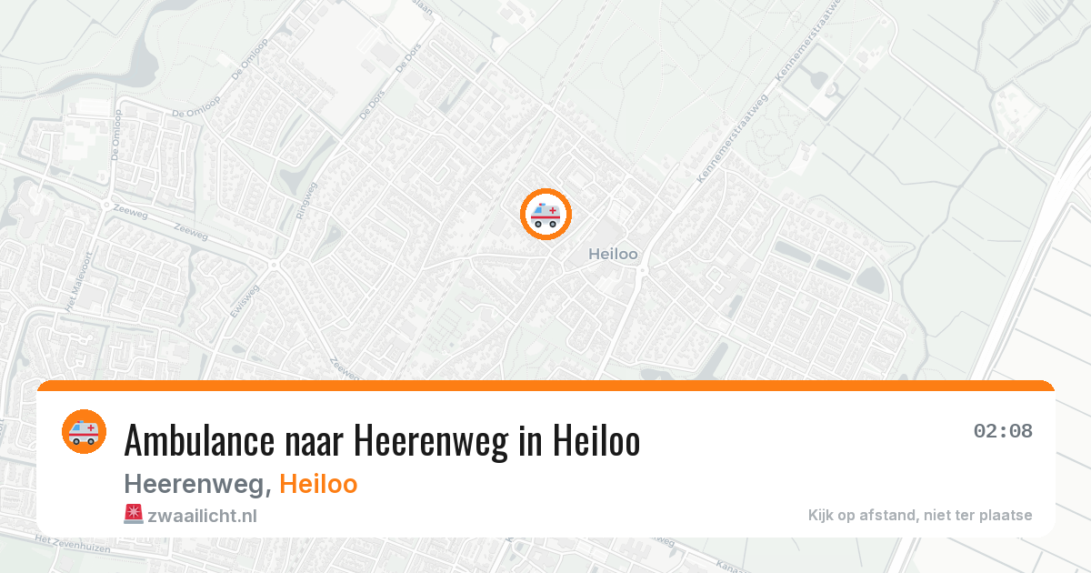 Ambulance naar Heerenweg in Heiloo — 14 aug 2026
