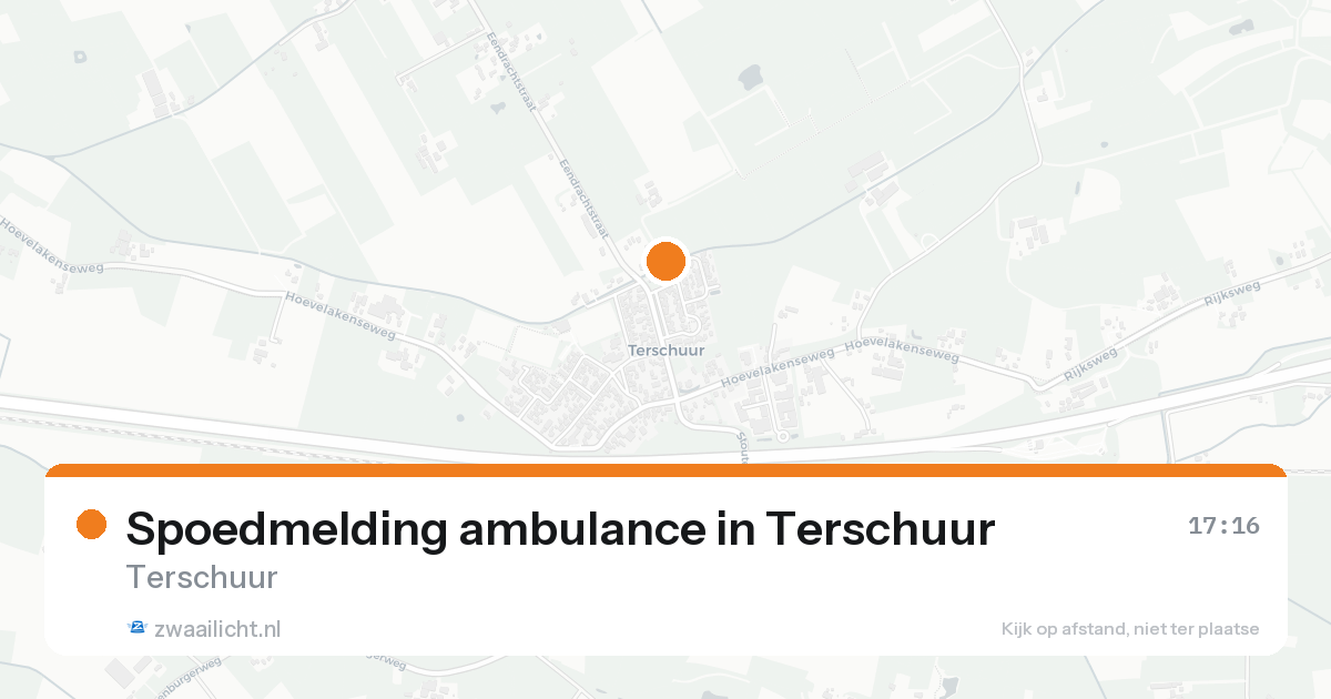 Spoedmelding ambulance in Terschuur — 30 jan 2026
