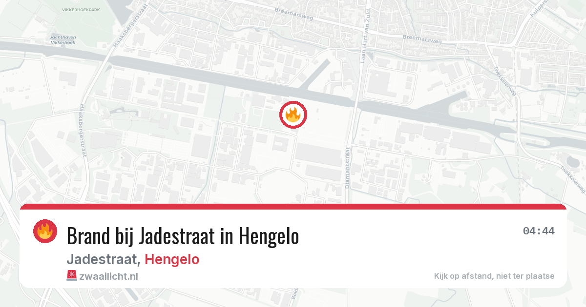 Brand bij Jadestraat in Hengelo — 25 mrt 2026