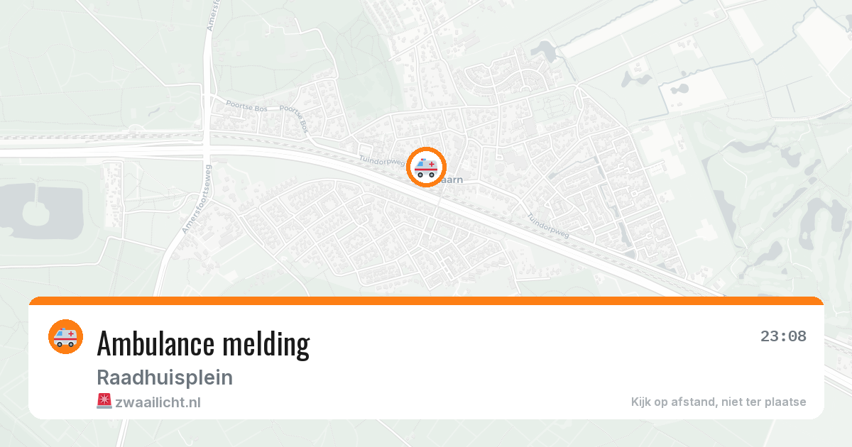 Ambulance melding — 9 feb 2026