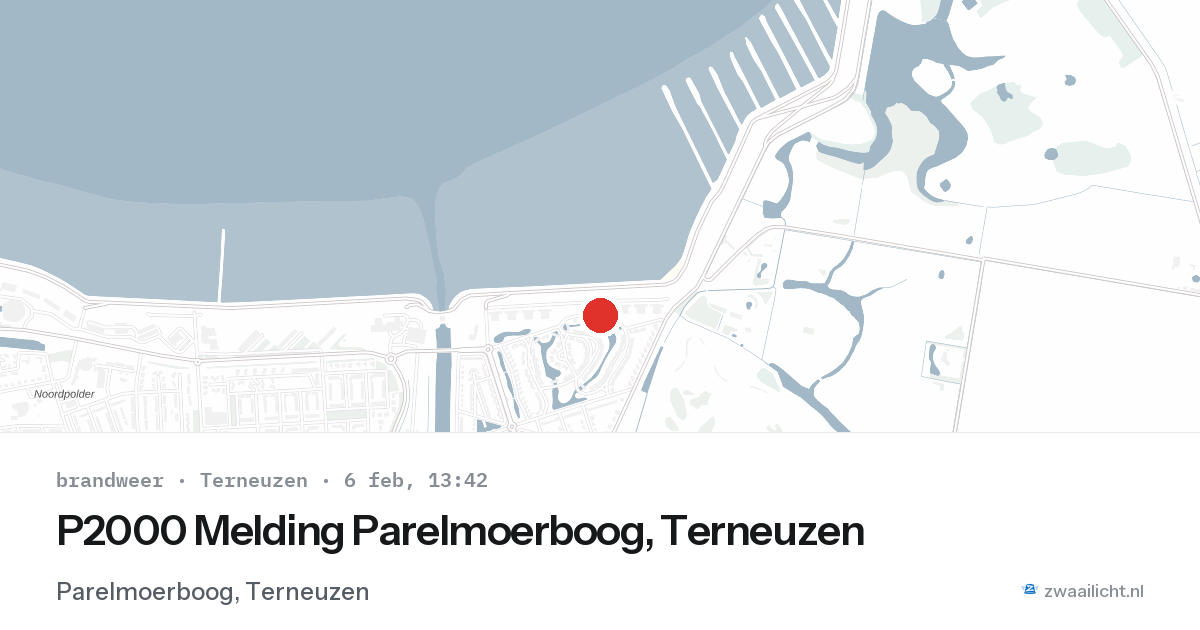 P2000 Melding Parelmoerboog, Terneuzen — 6 feb 2026