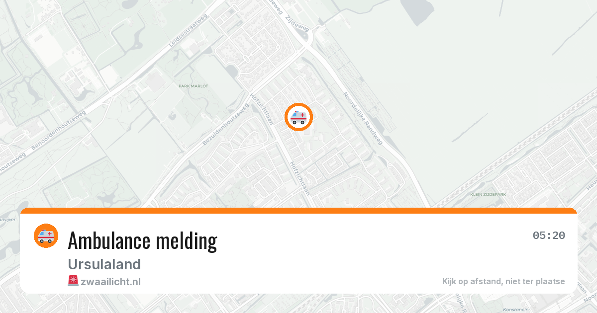 Ambulance melding — 13 jun 2026