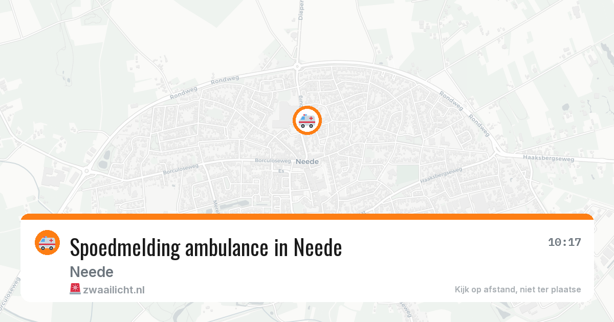 Spoedmelding ambulance in Neede — 8 jun 2026