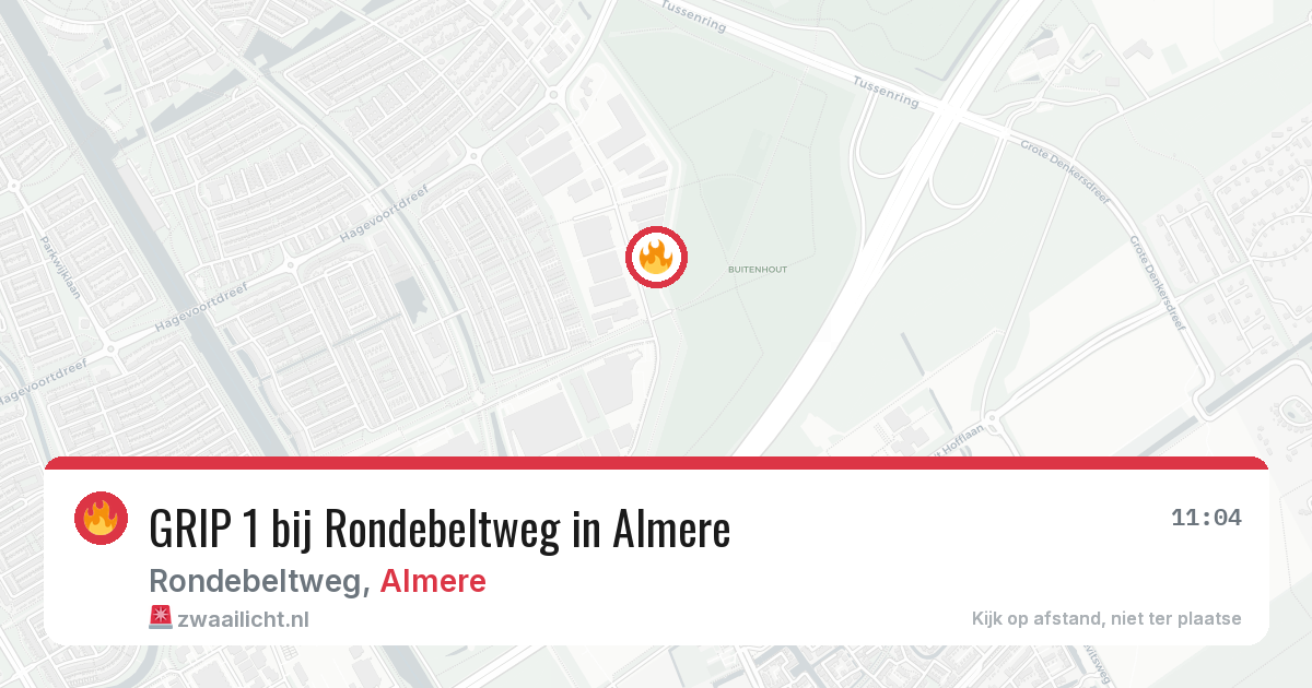 GRIP 1 bij Rondebeltweg in Almere — 7 mei 2026