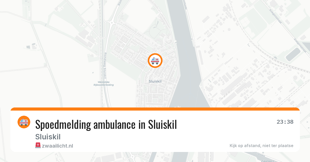 Spoedmelding ambulance in Sluiskil — 21 mei 2026
