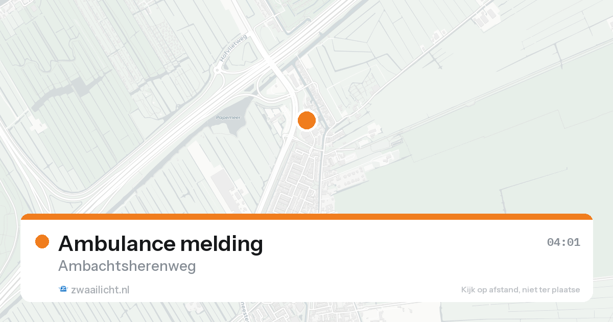 Ambulance melding — 4 jun 2026