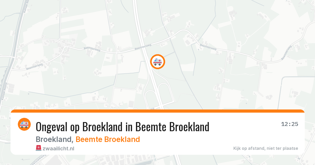 Ongeval op Broekland in Beemte Broekland — 16 jul 2026
