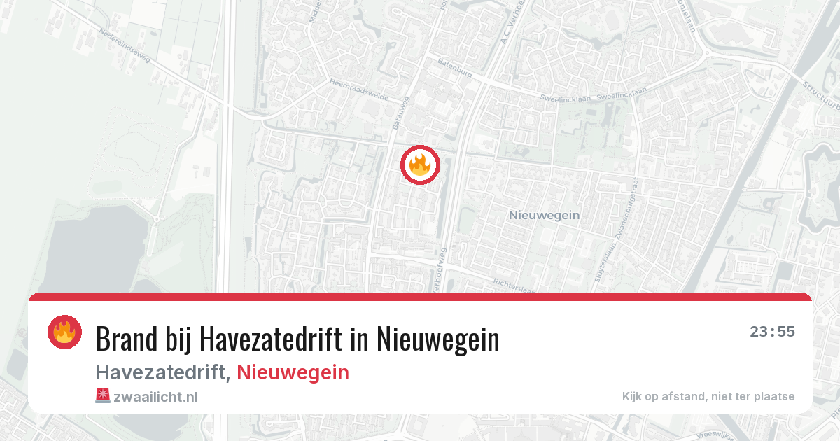 Brand bij Havezatedrift in Nieuwegein — 14 jul 2026
