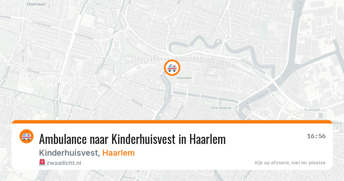 Ambulance naar Kinderhuisvest in Haarlem — 30 jun 2026