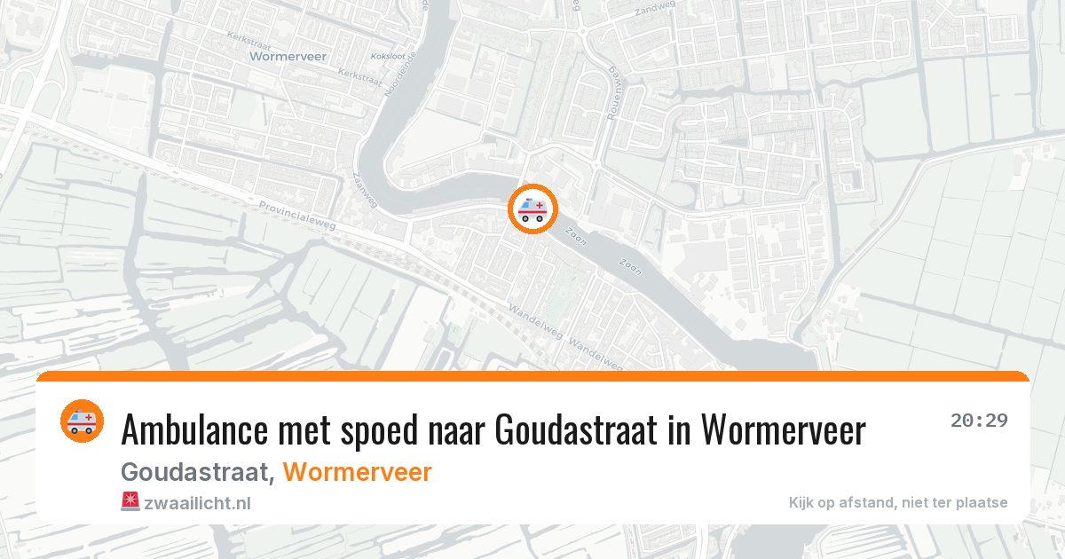 Ambulance met spoed naar Goudastraat in Wormerveer — 28 jan 2026