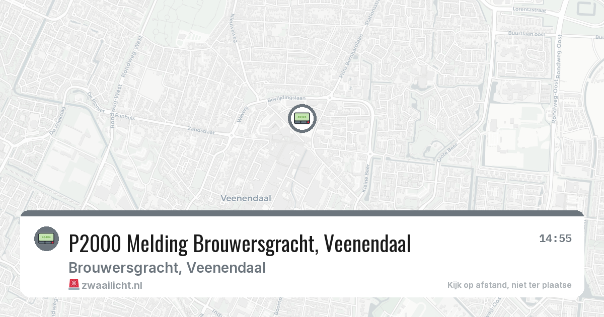 P2000 Melding Brouwersgracht, Veenendaal — 27 feb 2026