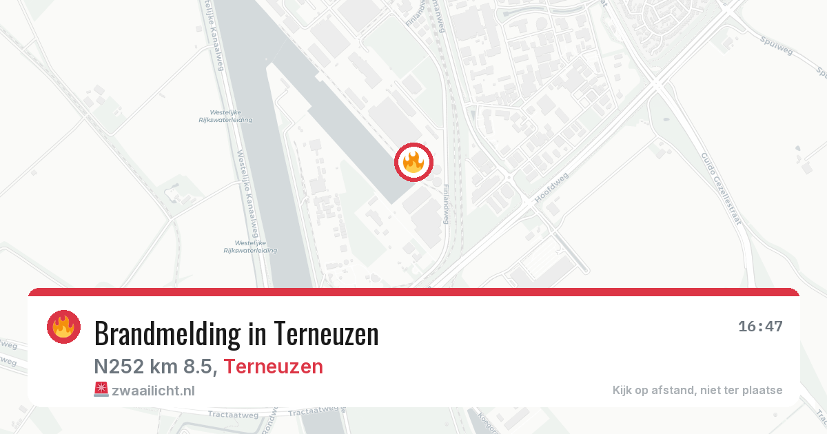 Brandmelding in Terneuzen — 28 mei 2026