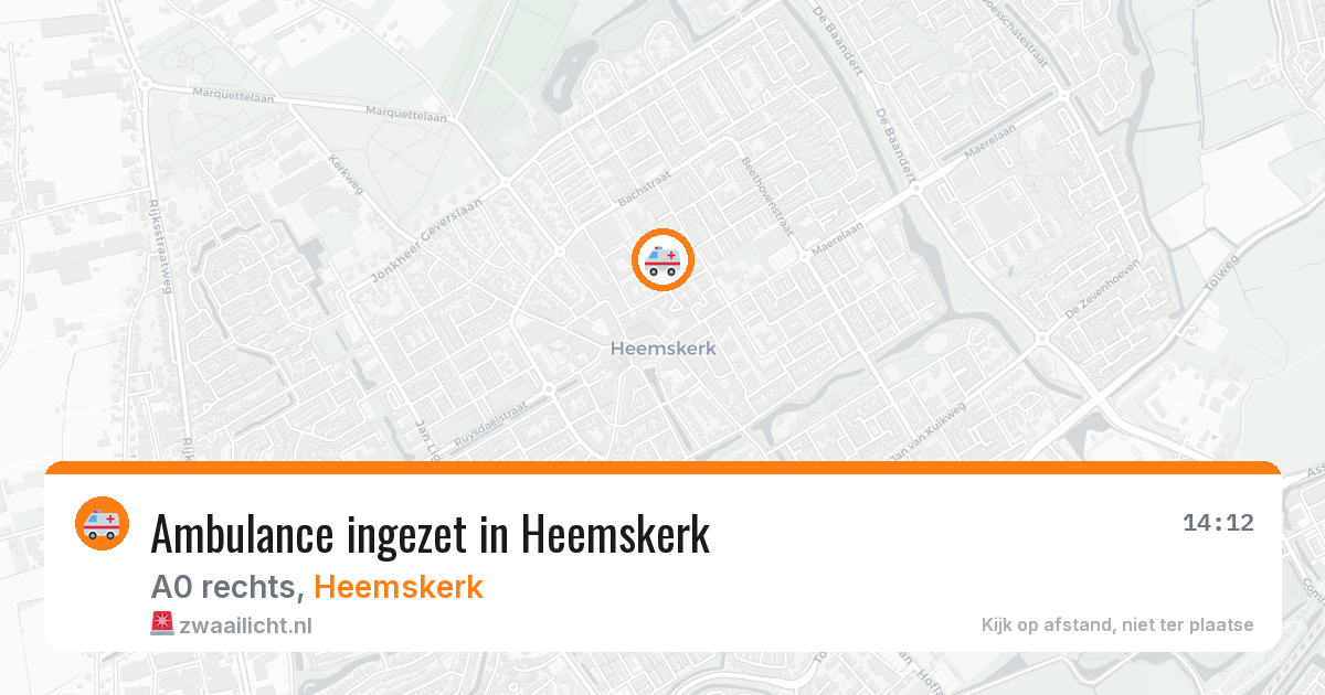 Ambulance ingezet in Heemskerk — 9 jun 2026