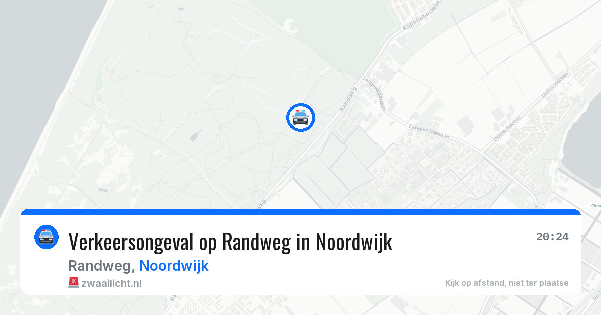 Verkeersongeval op Randweg in Noordwijk — 17 jun 2026