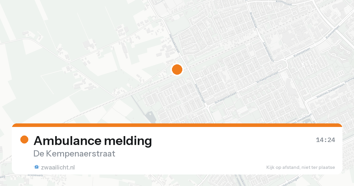 Ambulance melding — 31 jan 2026