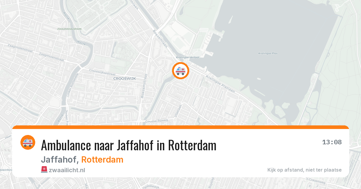 Ambulance naar Jaffahof in Rotterdam — 22 jun 2026