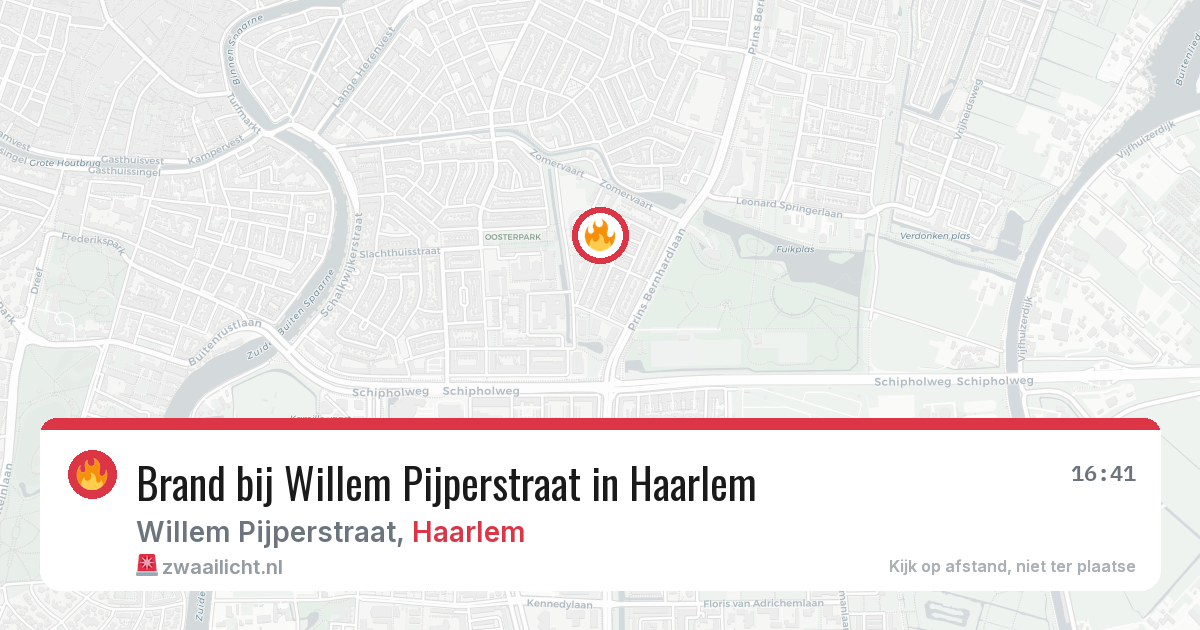 Brand bij Willem Pijperstraat in Haarlem — 3 mei 2026