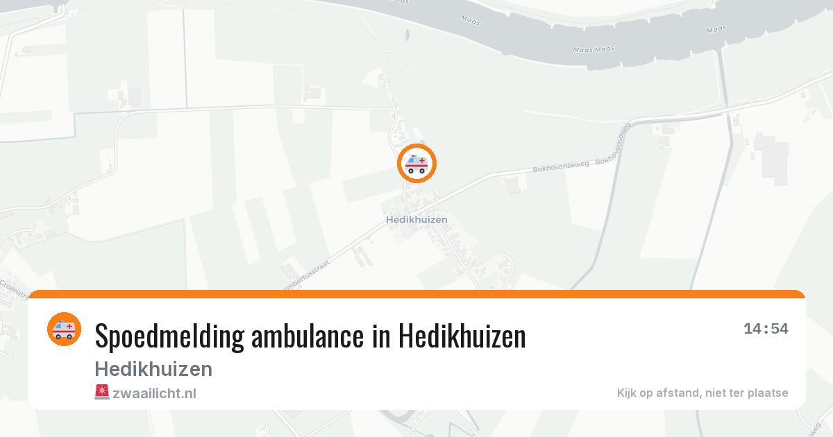 Spoedmelding ambulance in Hedikhuizen — 24 apr 2026
