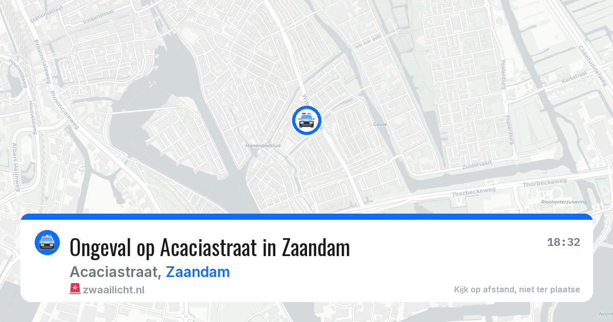Ongeval op Acaciastraat in Zaandam — 16 apr 2026