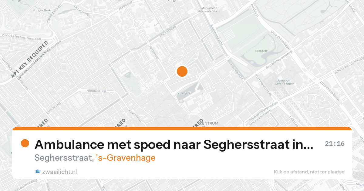 Ambulance met spoed naar Seghersstraat in 's-Gravenhage — 31 jan 2026