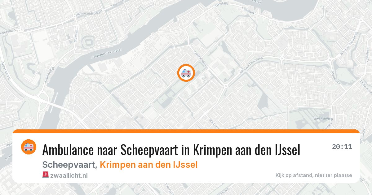 Ambulance naar Scheepvaart in Krimpen aan den IJssel — 13 mei 2026
