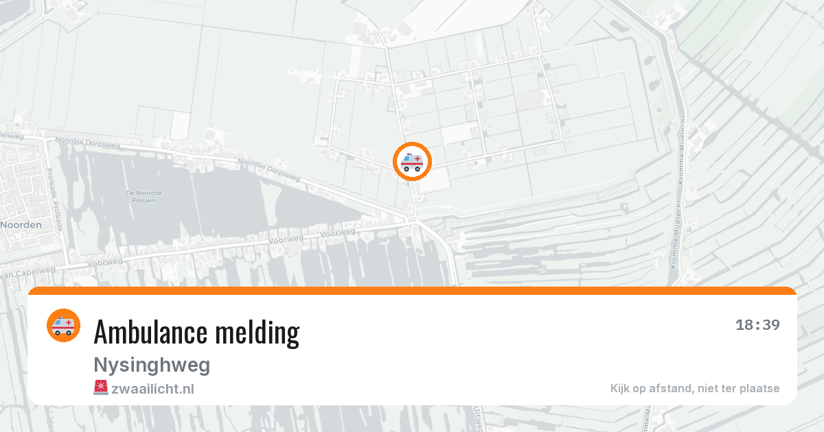 Ambulance melding — 17 jul 2026