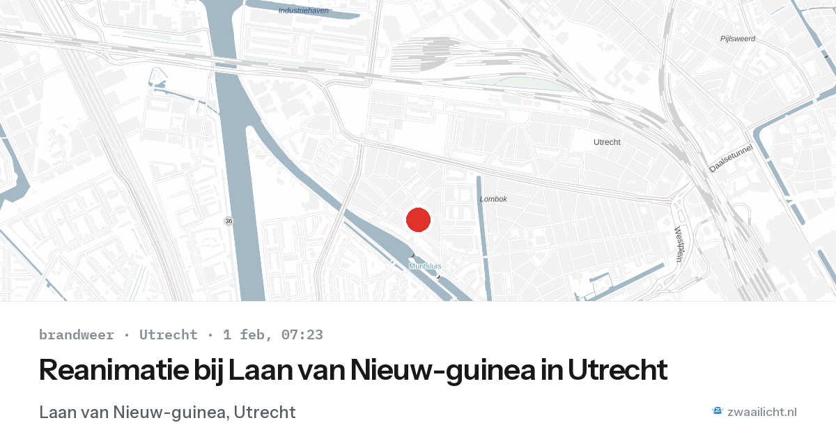 Reanimatie bij Laan van Nieuw-guinea in Utrecht — 1 feb 2026