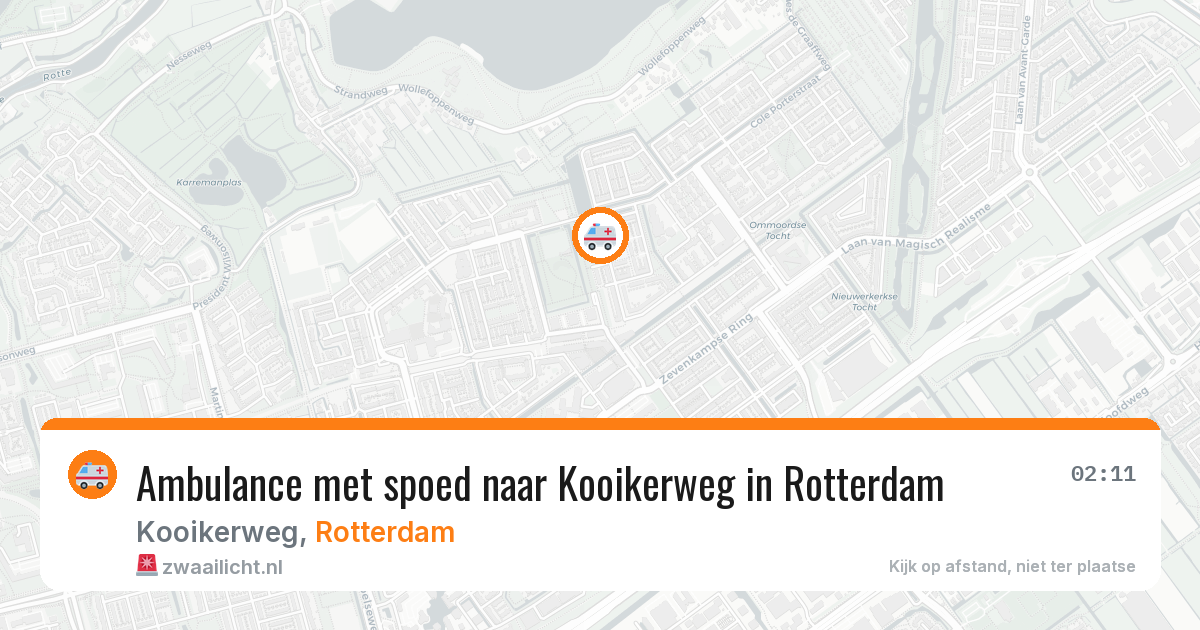 Ambulance met spoed naar Kooikerweg in Rotterdam — 30 jan 2026