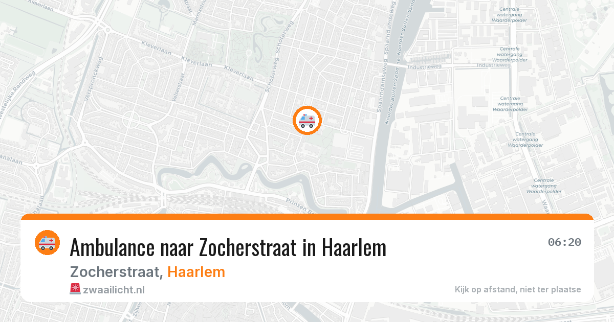 Ambulance naar Zocherstraat in Haarlem — 7 apr 2026