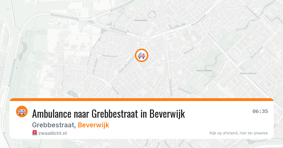 Ambulance naar Grebbestraat in Beverwijk — 5 mrt 2026