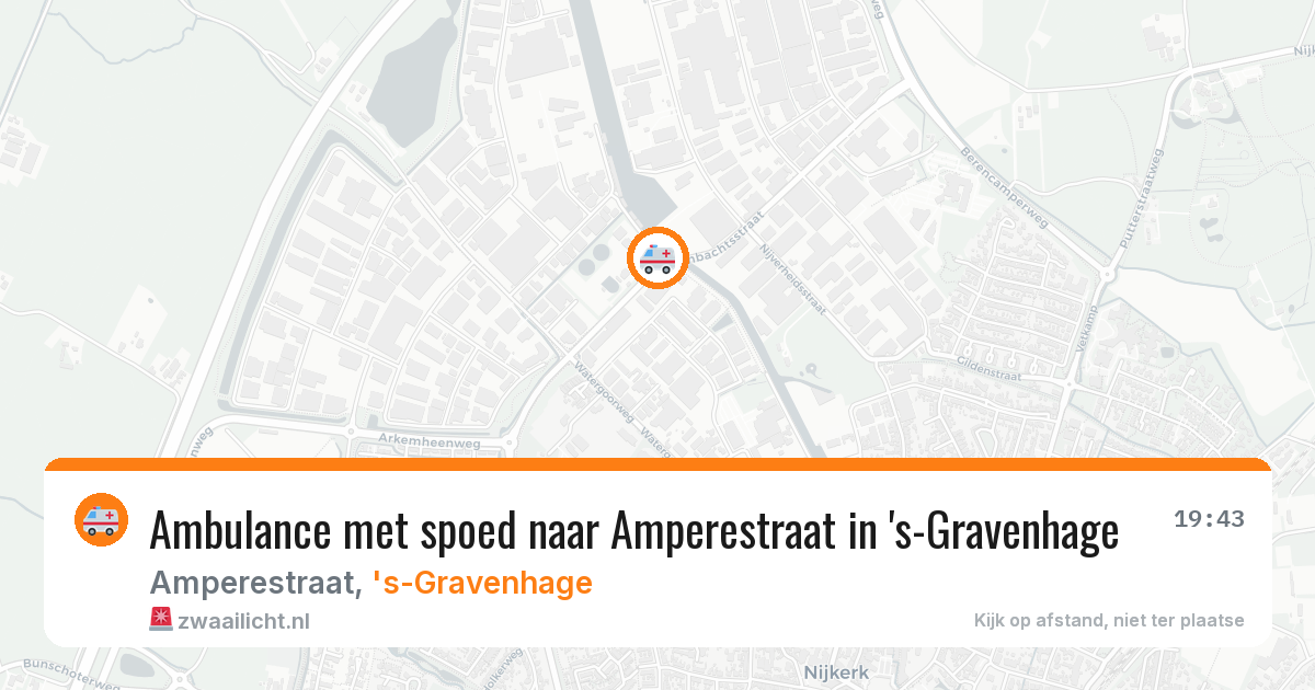 Ambulance met spoed naar Amperestraat in 's-Gravenhage — 2 apr 2026