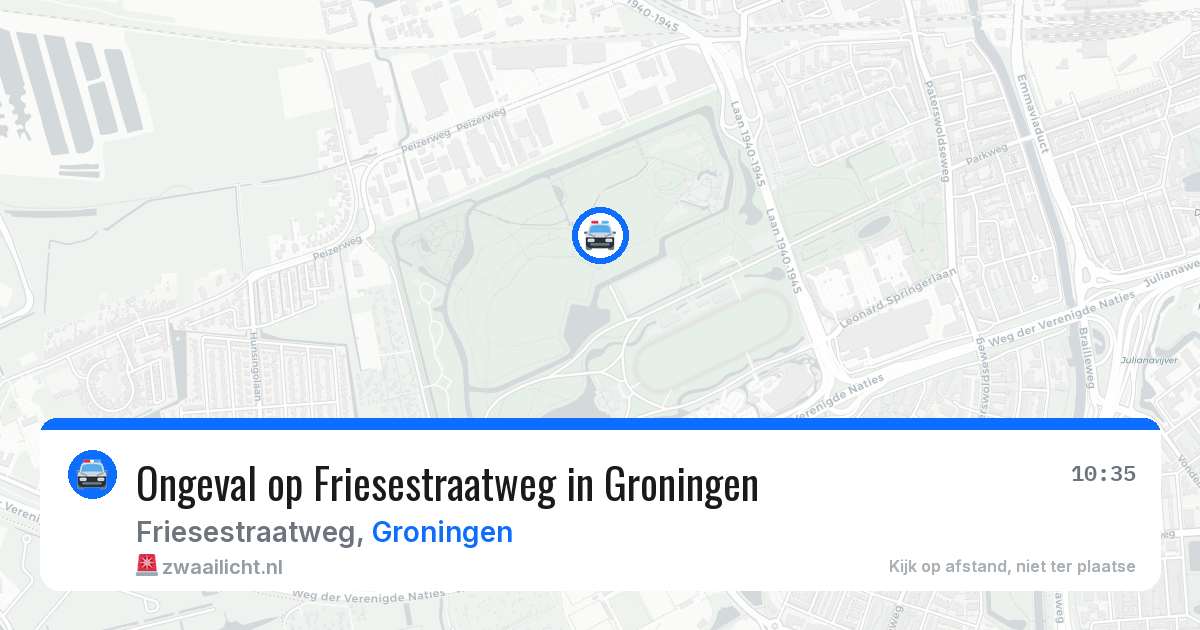 Ongeval op Friesestraatweg in Groningen — 29 jan 2026