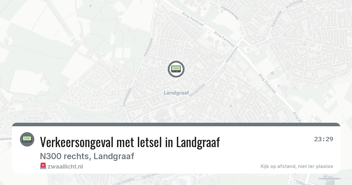 Verkeersongeval met letsel in Landgraaf — 4 aug 2026