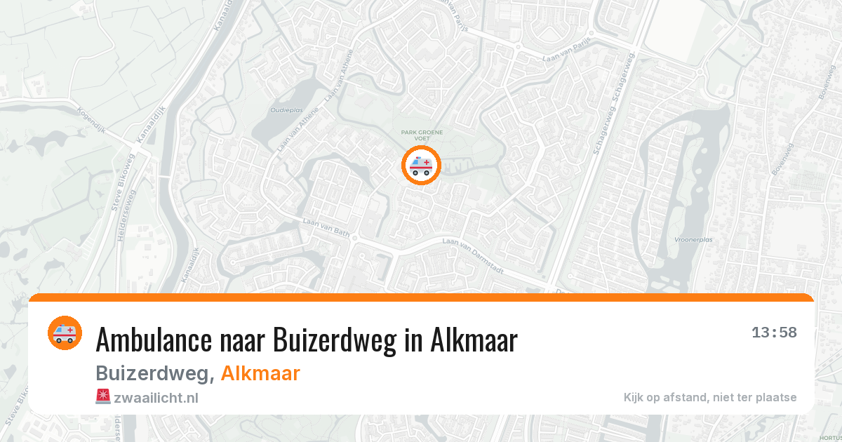 Ambulance naar Buizerdweg in Alkmaar — 6 apr 2026