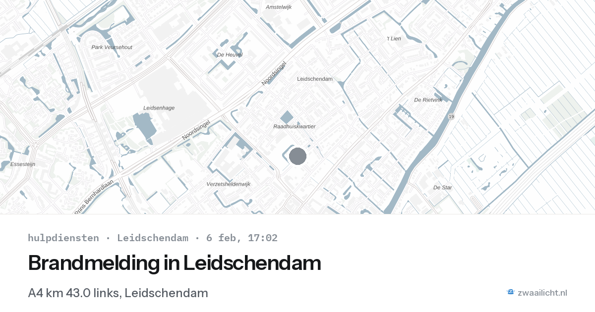 Brandmelding in Leidschendam — 6 feb 2026
