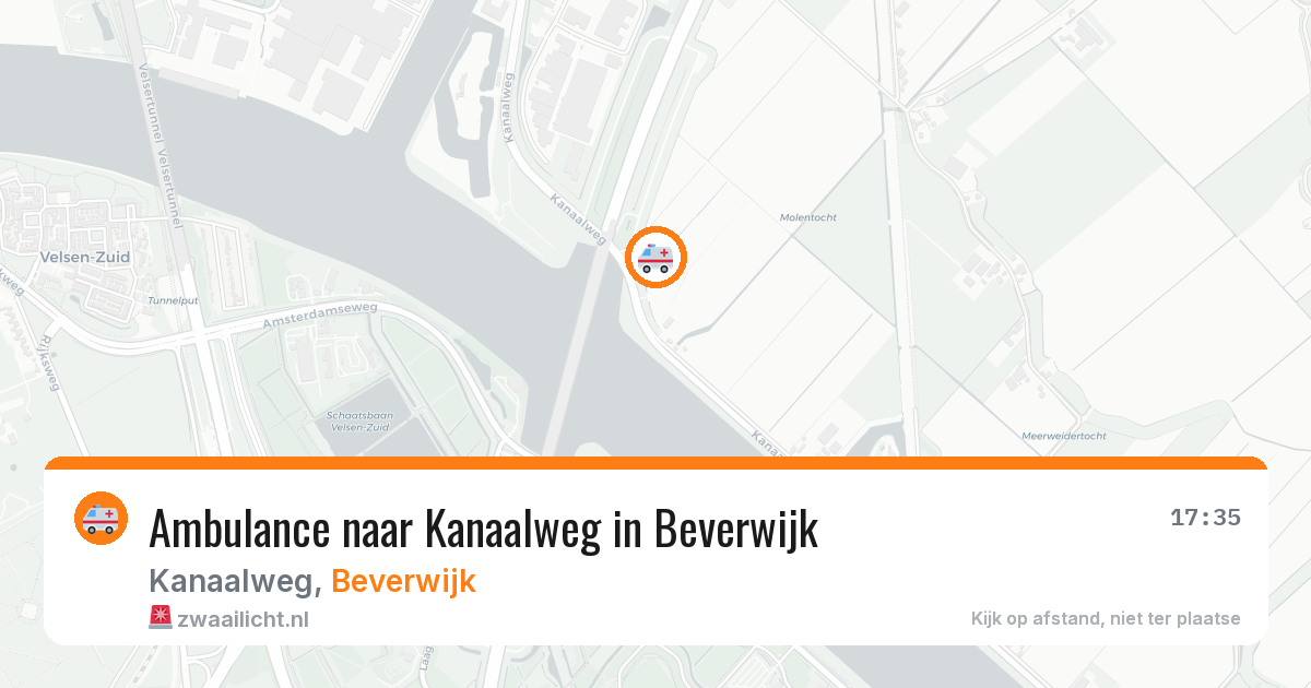 Ambulance naar Kanaalweg in Beverwijk — 12 mrt 2026