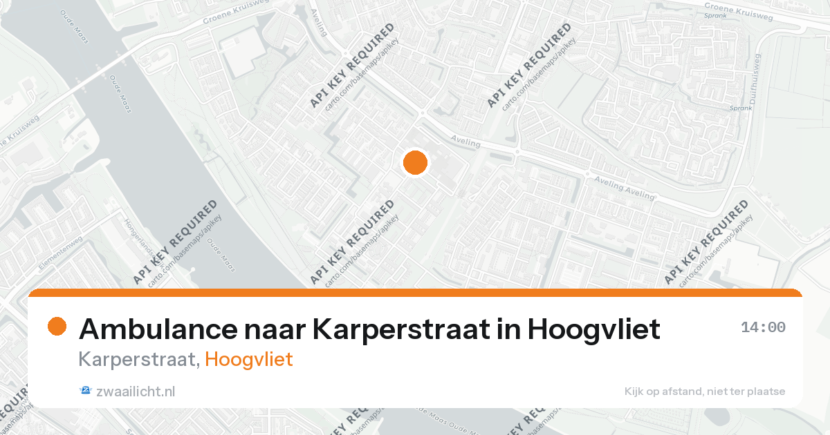 Ambulance naar Karperstraat in Hoogvliet — 26 aug 2026