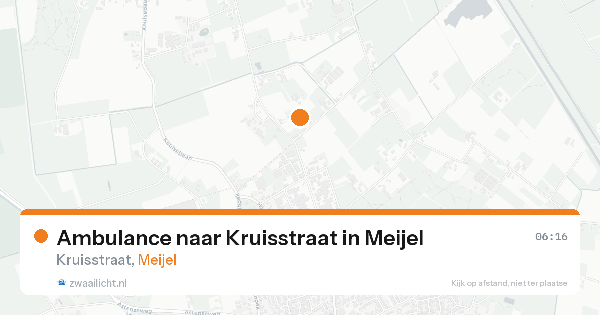 Ambulance naar Kruisstraat in Meijel — 10 aug 2026