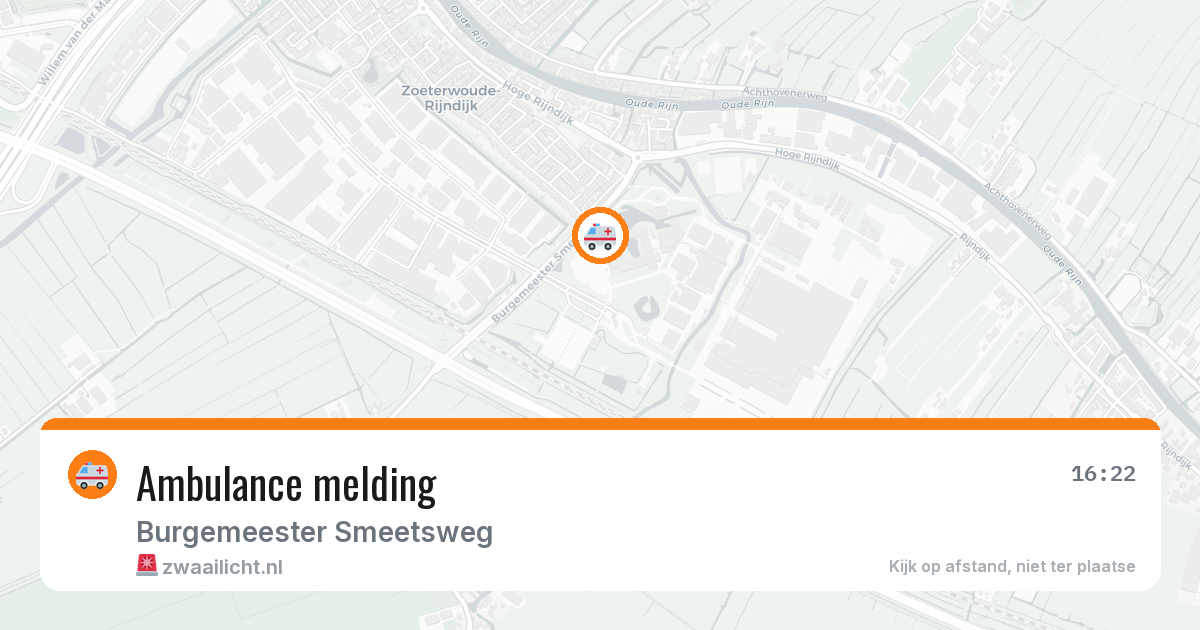 Ambulance melding — 27 mei 2026