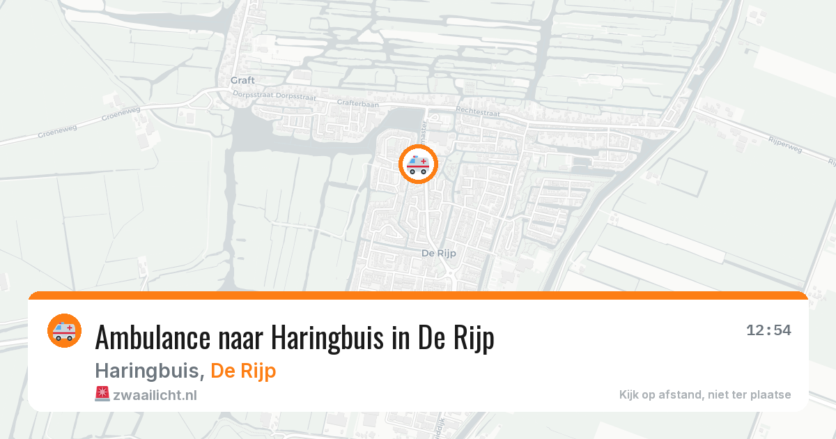 Ambulance naar Haringbuis in De Rijp — 17 jun 2026