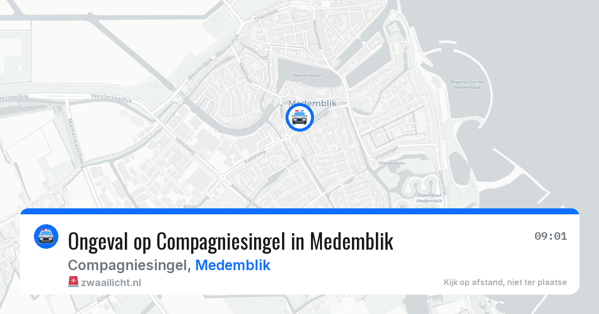 Ongeval op Compagniesingel in Medemblik — 24 mrt 2026