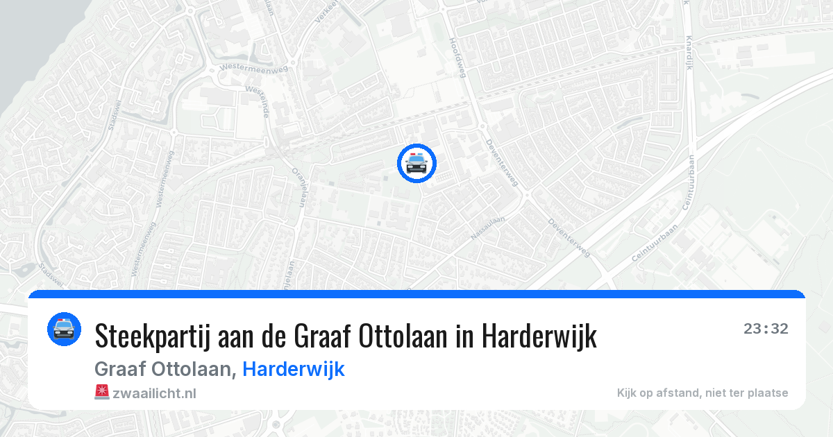 Steekpartij aan de Graaf Ottolaan in Harderwijk — 15 mei 2026