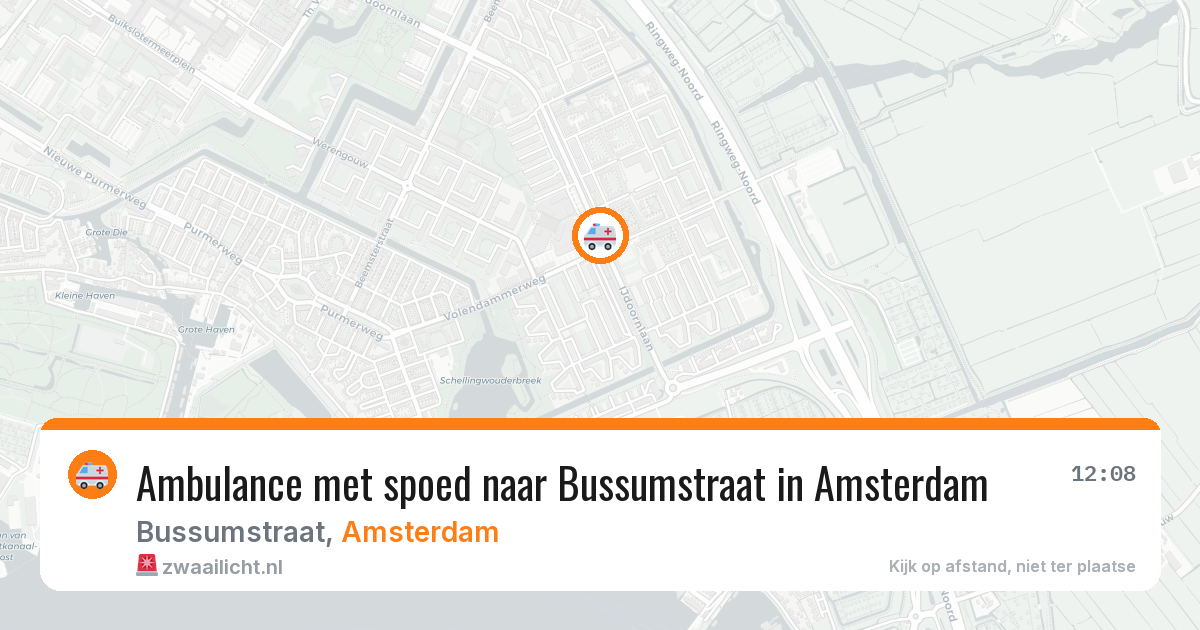 Ambulance met spoed naar Bussumstraat in Amsterdam — 1 apr 2026