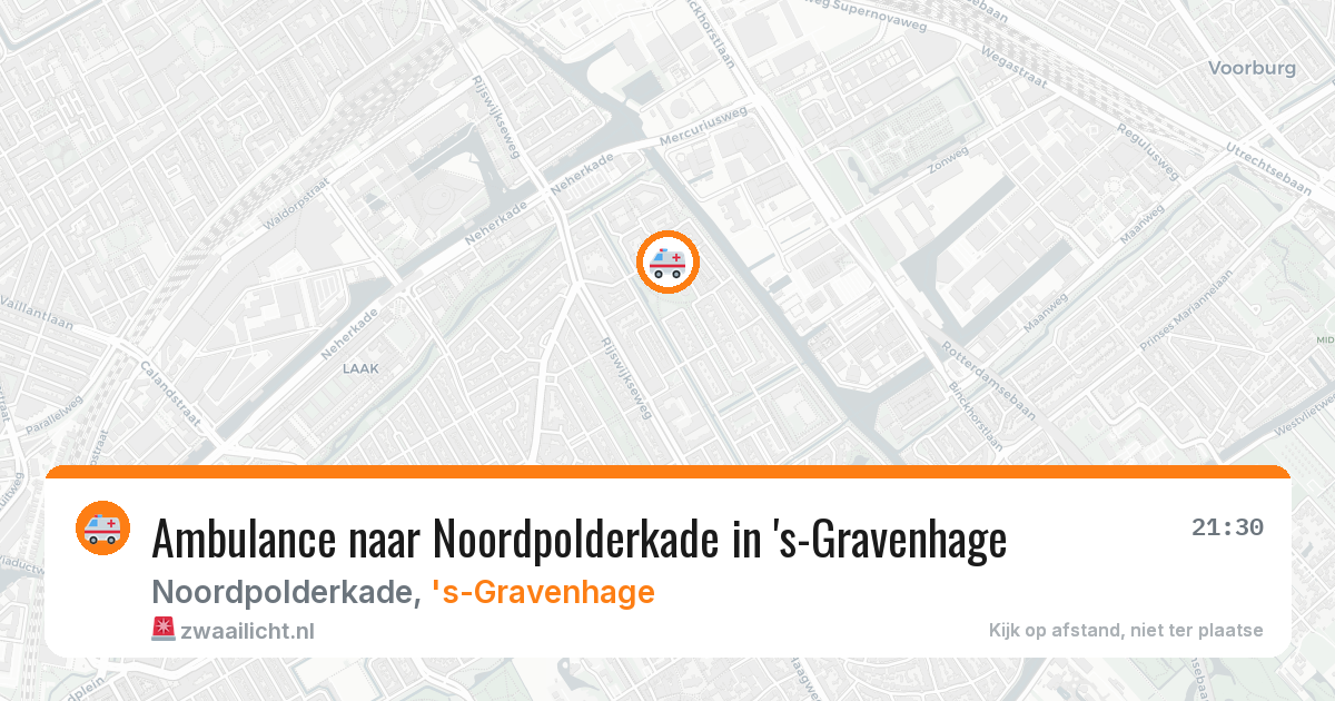 Ambulance naar Noordpolderkade in 's-Gravenhage — 28 jun 2026