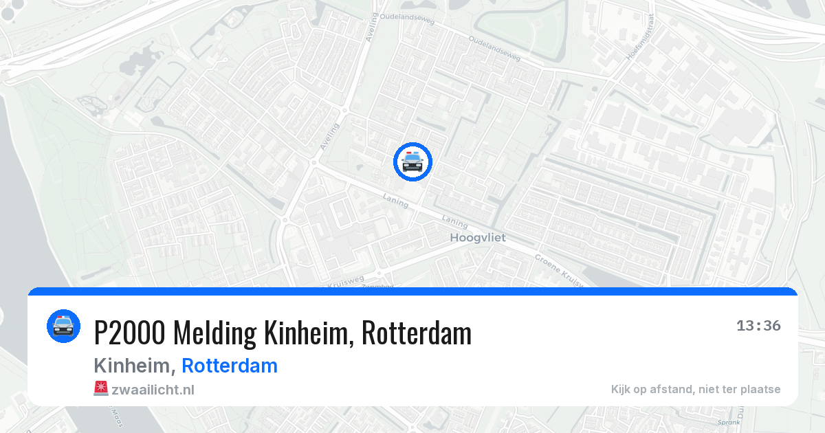 P2000 Melding Kinheim, Rotterdam — 2 jul 2026