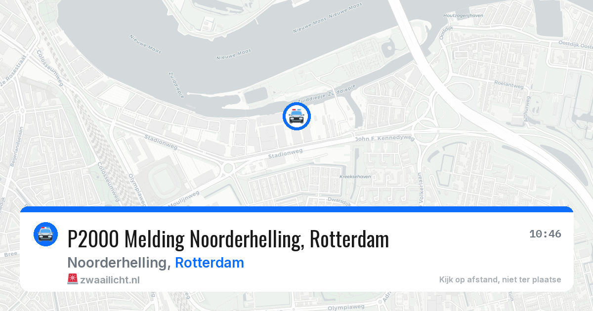 P2000 Melding Noorderhelling, Rotterdam — 24 jun 2026