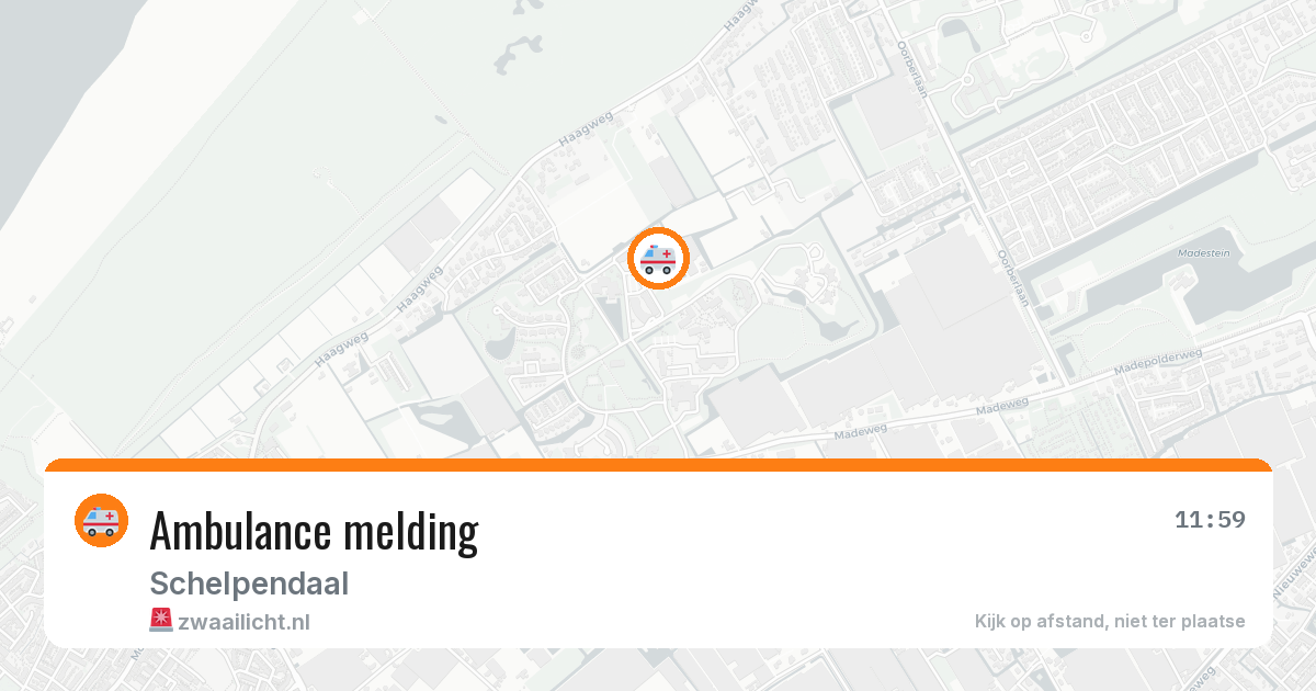 Ambulance melding — 25 jan 2026