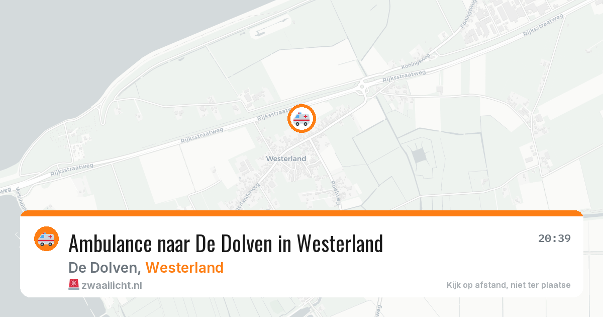 Ambulance naar De Dolven in Westerland — 17 mrt 2026
